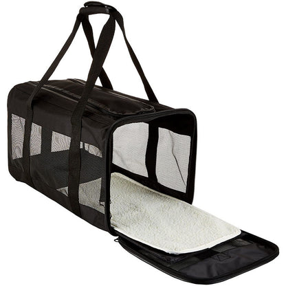 Pet One-Shoulder Diagonal Bag Foldable Portable Pet Bag