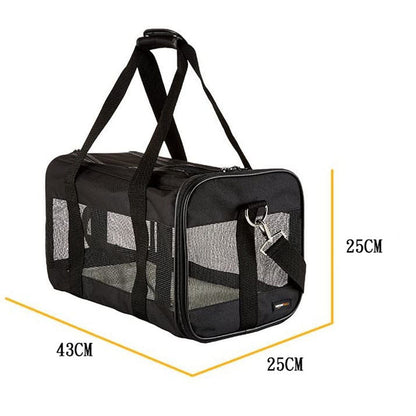 Pet One-Shoulder Diagonal Bag Foldable Portable Pet Bag