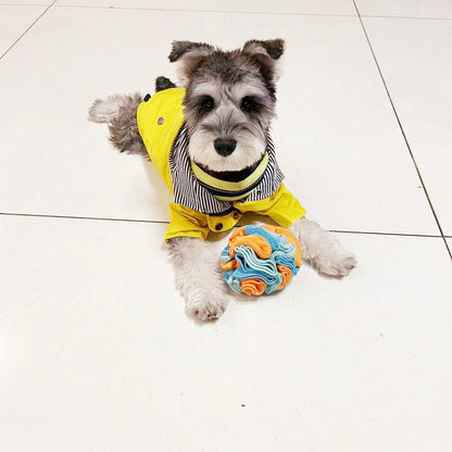 Snuffle Ball Dog Puzzle Toys Increase IQ Slow Dispensing Feeder Pet Cat Training Games Feeding Feeding Food Intelligence Toy